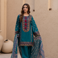 Teal Embroidered 3-Piece Luxury Lawn Suit