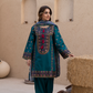Teal Embroidered 3-Piece Luxury Lawn Suit